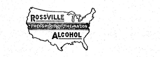 ROSSVILLE THE SPIRIT OF THE NATION ALCOHOL