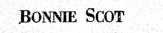 BONNIE SCOT