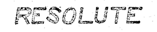 RESOLUTE trademark