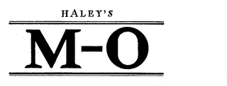 HALEY'S M-O trademark