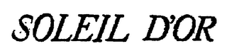 SOLEIL D'OR
