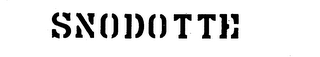 SNODOTTE trademark