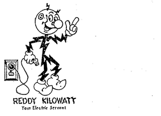 REDDY KILOWATT YOUR ELECTRIC SERVANT