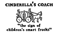 CINDERELLA'S COACH "THE SIGN OF CHILDREN'S SMART FROCKS"
