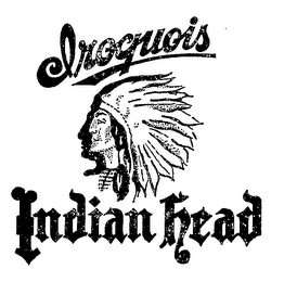 IROQUOIS INDIAN HEAD trademark