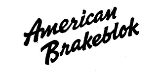 AMERICAN BRAKEBLOK