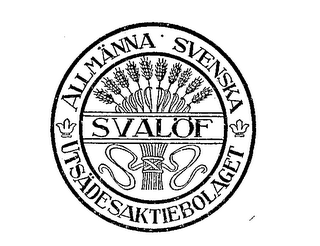 ALLMANNA SVENSKA SVALOF UTSADESAKTIEBOLAGET