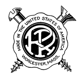 RP MADE IN THE UNITED STATES OF AMERICA WORCHESTER MASS