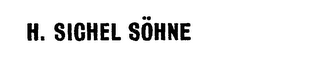 H. SICHEL SOHNE trademark