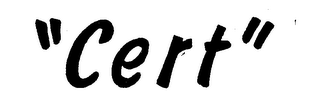 "CERT" trademark