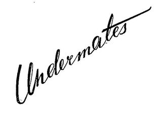 UNDERMATES trademark
