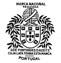 MARCA NACIONAL REGISTADA SOE PORTUGUES O AZEITE CUJA LATA TENHA ESTAMARCA PORTUGAL