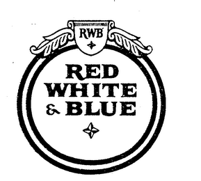 RED WHITE AND BLUE  R W B trademark
