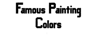 FAMOUS PAINTING COLORS