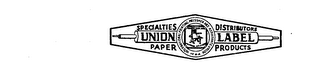 SPECIALTIES DISTRIBUTORS PAPER PRODUCTS