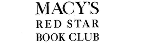 MACY'S RED STAR BOOK CLUB