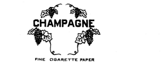 CHAMPAGNE FINE CIGARETTE PAPER