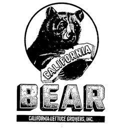 CALIFORNIA BEAR CALIFORNIA LETTUCE GROWERS, INC.