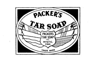 PACKER'S TAR SOAP PACKERS TAR SOAP INC MYSTIC, CONN TRADE MARK