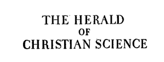 THE HERALD OF CHRISTIAN SCIENCE trademark