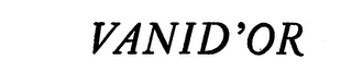 VANID'OR trademark