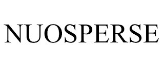 NUOSPERSE trademark