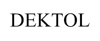DEKTOL trademark