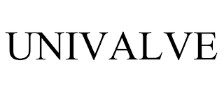 UNIVALVE trademark