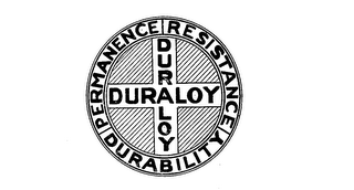 DURALOY RESISTANCE DURABILITY PERMANENCE