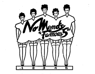 NO MENDS "FAMOUS 5" 1 2 3 4 5