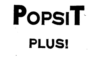 POPSIT PLUS? trademark