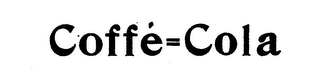 COFFE-COLA trademark