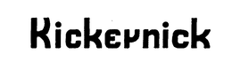 KICKERNICK trademark