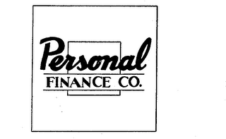 PERSONAL FINANCE CO.