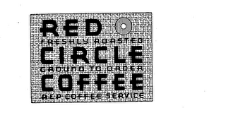 RED CIRCLE COFFEE FRESHLY ROASTED GROUND ORDER A & P COFFEE SERVICE