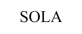 SOLA trademark