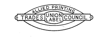 ALLIED PRINTING TRADES COUNCIL UNION LABEL