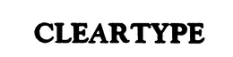 CLEARTYPE trademark