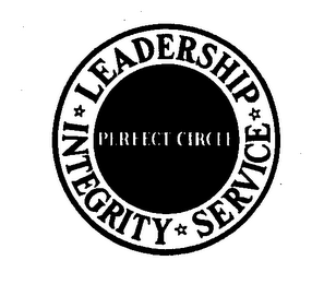 LEADERSHIP INTEGRITY SERVICE PERFECT CIRCLE