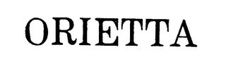 ORIETTA trademark