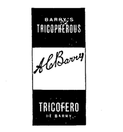 BARRY'S TRICOPHEROUS TRICOFERO DE BARRY AL BARRY