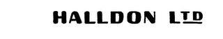 HALLDON LTD trademark