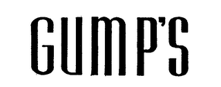 GUMP'S trademark