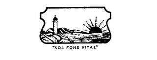 " SOL FONS VITAE"