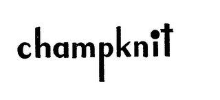 CHAMPKNIT trademark