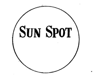SUN SPOT trademark