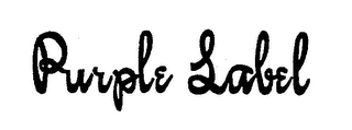 PURPLE LABEL trademark