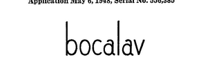 BOCALAV trademark