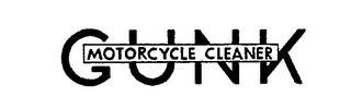 GUNK MOTORCYCLE CLEANER