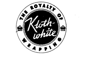 THE ROYALITY OF WRAPPING KLOTH-WHITE